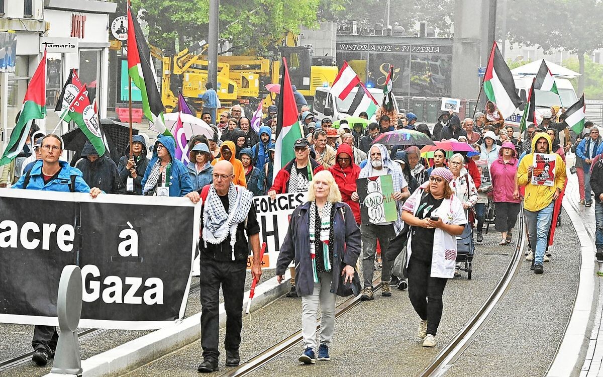 LeTelegramme's tweet image. À Brest, 120 personnes défilent en silence en soutien des Palestiniens
➡️ go.letelegramme.fr/Yl4d
