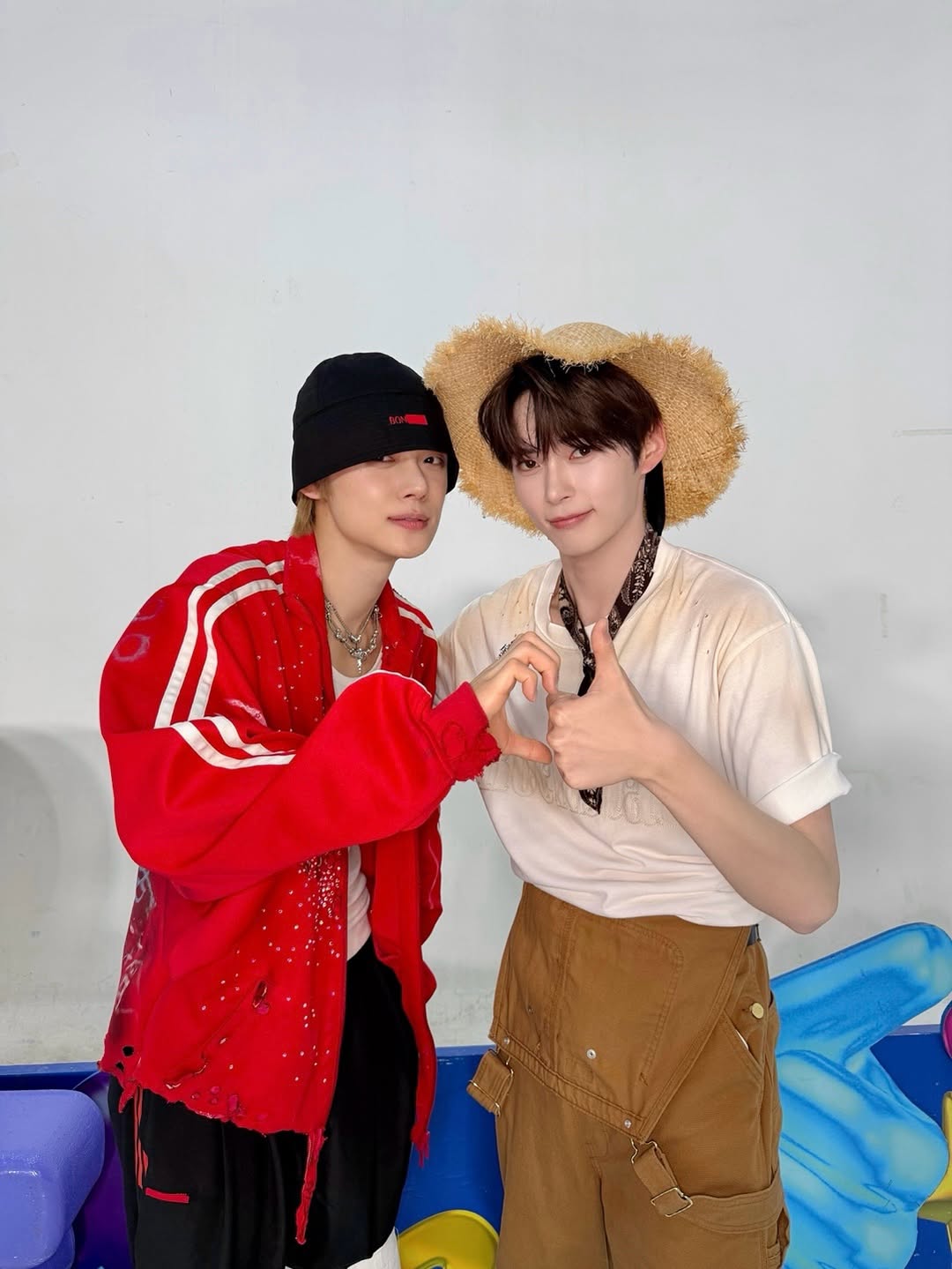 txt ヨンジュン　vlive Heartbeat ポラロイド ライブ中のヨンジュンに話しかけられまくって焦る儀典チーム