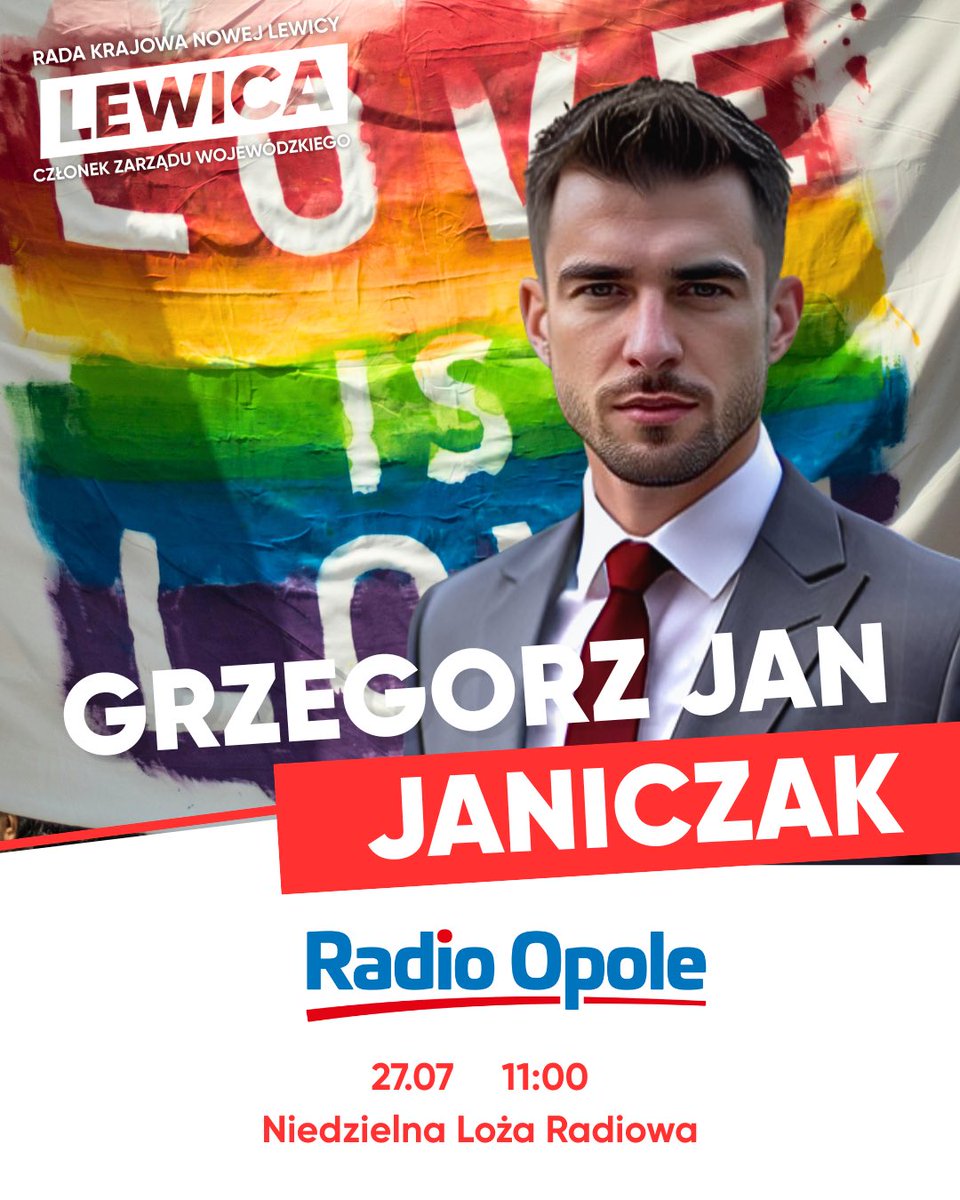 JaniczakG's tweet image. Zapraszam do słuchania @RadioOpole
Zapewne dyskusja skupi się na zmianach w rządzie, ale myślę, że znajdziemy również przestrzeń na to, co udało się zrobić i na to, co w planach na najbliższe miesiące
Wyborcy mają dość rozmawiania o politykach! Porozmawiajmy wreszcie o…