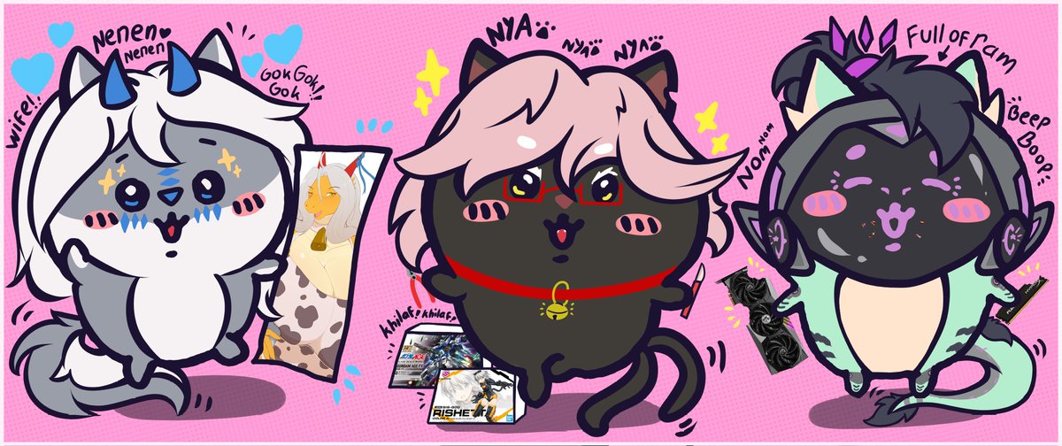 CanvyMamoo's tweet image. Chikawa-fied me and my friends sona :3

uwaa waa uwaaa~ ✨