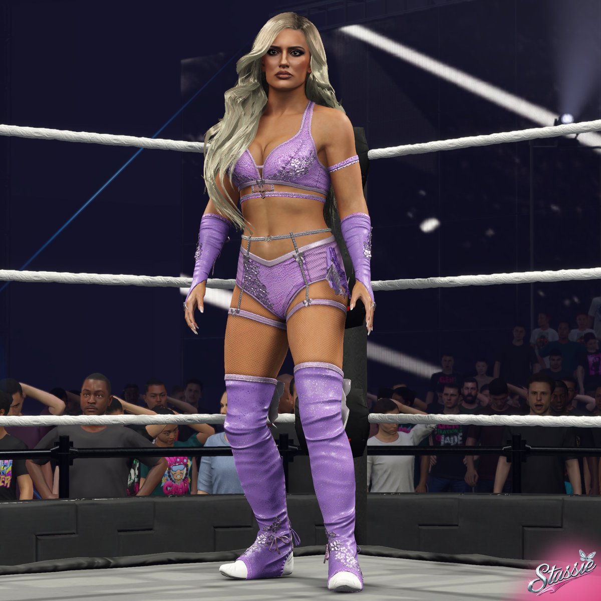 . <a href="/BlakeMonroeWWE/">blakey ♡</a> collab with the iconic <a href="/JoeMashups/">Joe Mashups</a> #WWE2K25