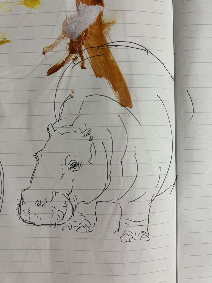 fish_Sulimi's tweet image. 人間描くのが上手く行かない時のリフレッシュ動物シリーズ🐕🦺🦒🦛
結局何も描けずに寝る時間だ😭
良いバデ山が生み出せない😭全部上司のせい😭許さん😭