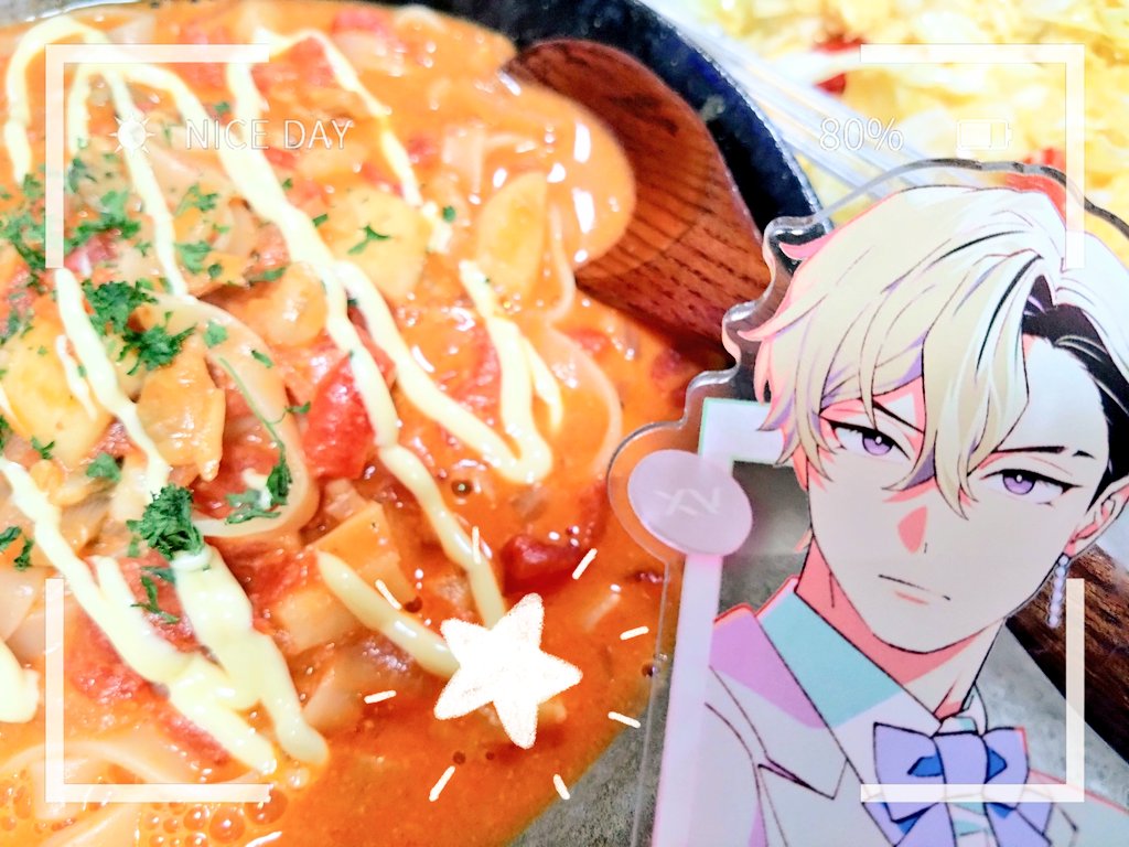 tetsu__suzu's tweet image. レオンくんのお誕生日まであと56日✨🤍✨(お家で再現レシピ✨魚介の🍅クリームパスタ)