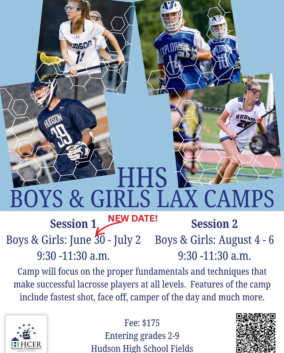 HudsonHSLax's tweet image. Still time to register for session II!