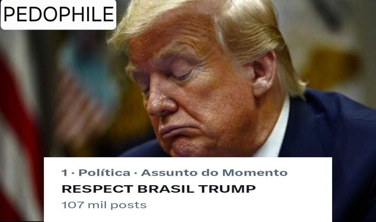 Lkcoment's tweet image. 🇧🇷🚩 🗣
RESPECT BRASIL TRUMP
NEGOCIA TRUMP
BOLSONARO NA CADEIA
EDUARDO BOLSONARO TERRORISTA
#SemAnistiaPraGolpistas