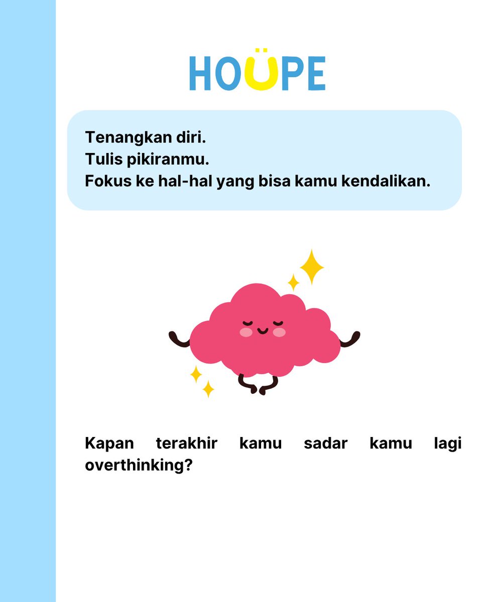 HoupeIndonesia's tweet photo. Ini pertanyaan buat kamu.
Yuk diskusi bareng di kolom komentar!
#Overthinking #SelfAwareness #MentalHealth #BerpikirSehat #GrowthMindset #EmotionalWellness #StopOverthinking #MindsetPositif #SelfImprovement #KontenEdukasi #HidupLebihTenang #houpe #emotionaldetox #hipnoterapi https://t.co/D2BBg27qhp