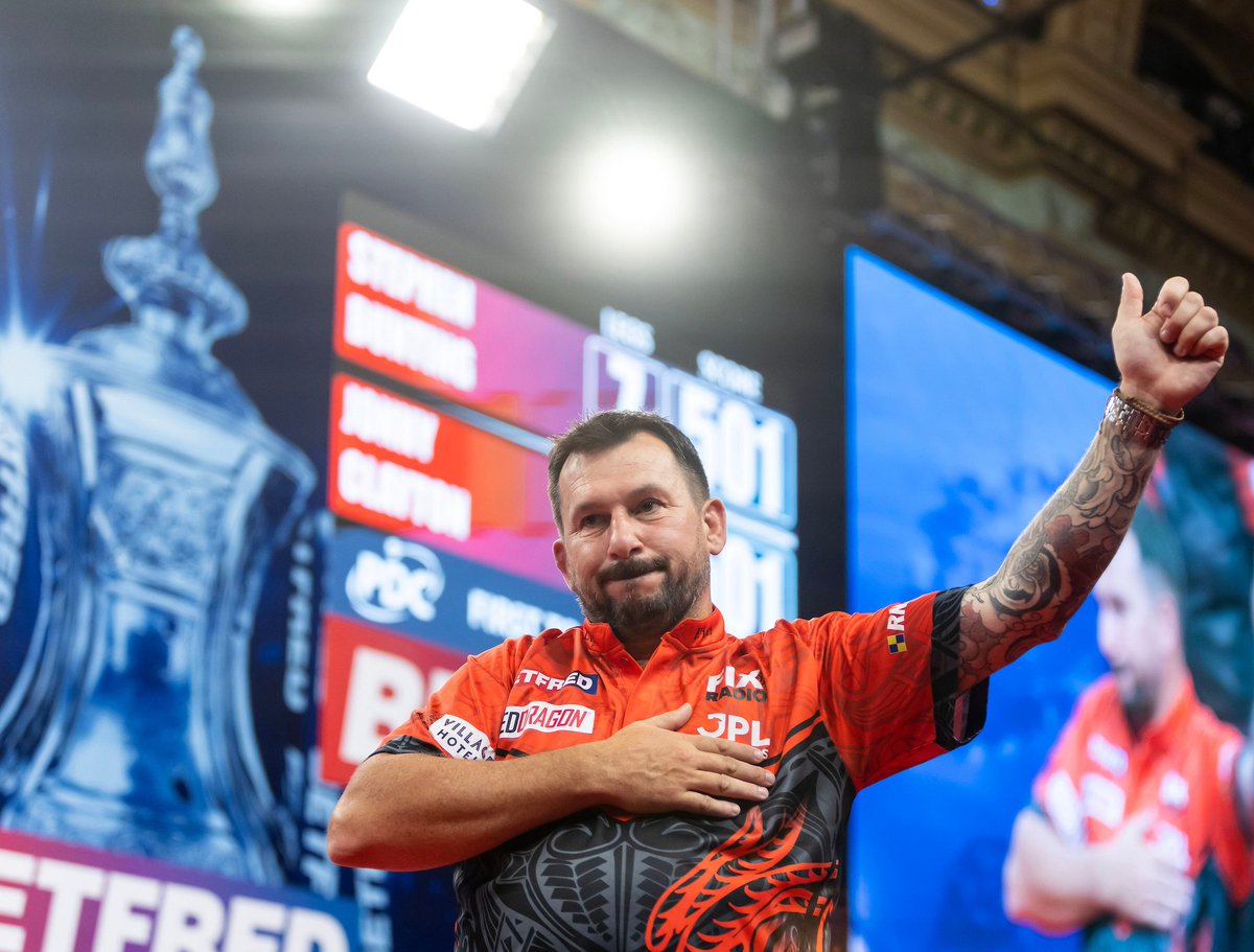 Over the moon to be in the semi final of the Matchplay!

James will be a tough opponent tonight, but I'm prepared for a battle, and I'll be doing everything I can to make the final.

See you later 🏴󠁧󠁢󠁷󠁬󠁳󠁿

<a href="/ModusDarts180/">MODUS Sports</a> <a href="/zwasports/">ZWA Sports</a> <a href="/reddragondarts/">Red Dragon Darts</a> RNA <a href="/JustWalesLTD/">Just Wales LTD</a> JPL <a href="/FixRadioUK/">Fix Radio</a>