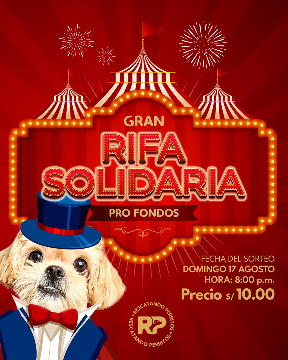 peravi's tweet image. Sabías que hay 24 super premios en nuestra rifa y que con tan solo S/10 soles puede ir a mancora un fin de semana o ganar un vale de 100 soles para pickadeli de Miraflores 💜 con tu ayuda no solo apoyas a Pee wee sino también a los demás rescatados que tanta ayuda necesitan…