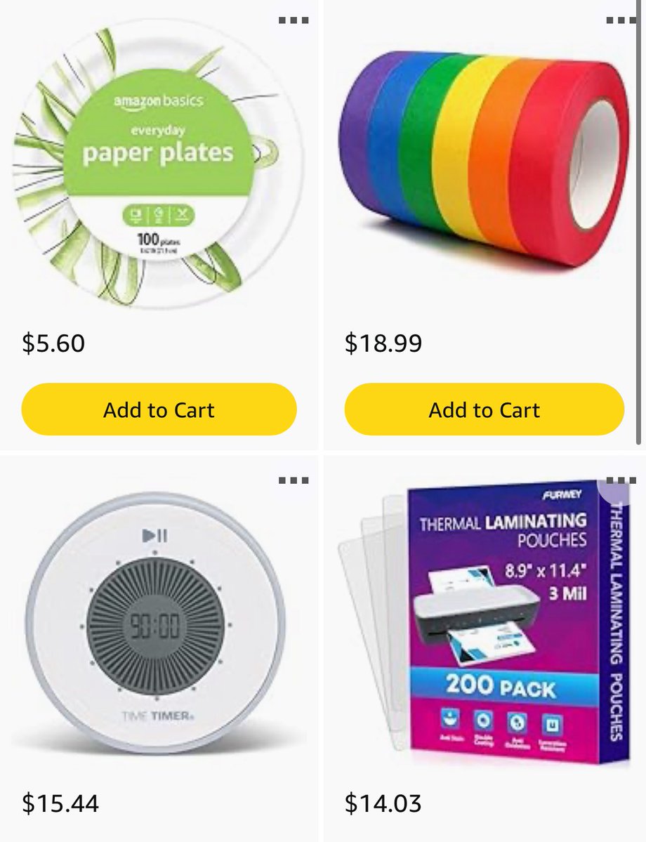 iTeachUnicorns's tweet image. Any #Marvel movie fans want to be a real life hero to a teacher?
I’m moving to middle school & could use help to #clearthelist
🍎entering yr 17 sped
📚teaching all core content & life skills
🗣️heavy focus on behavior & comm
Grateful for any support 😊
✨amzn.to/3D1h6Xj