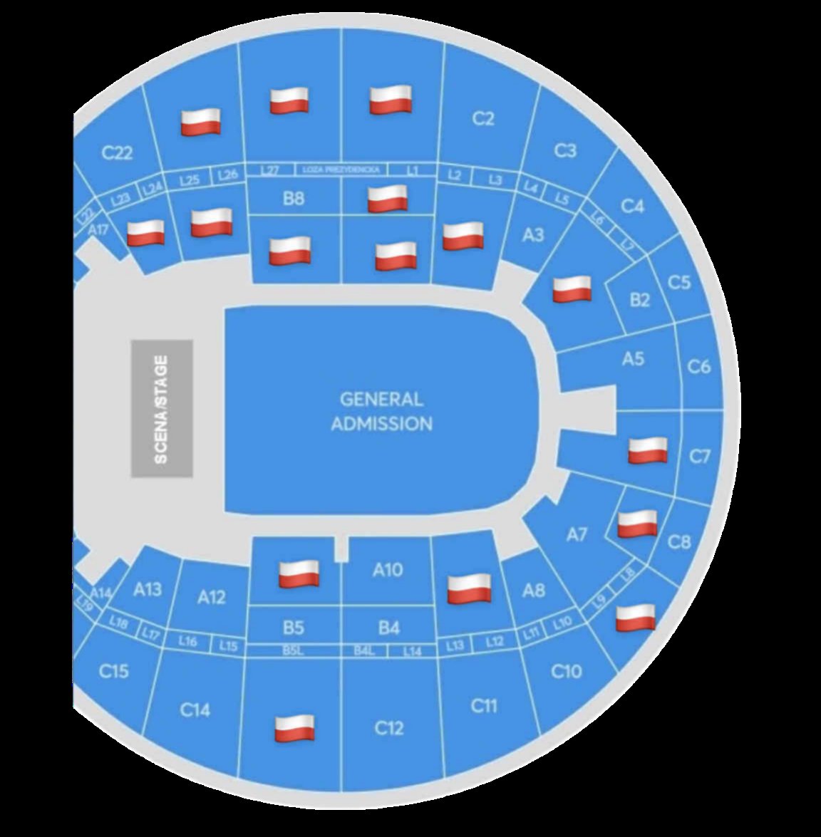 shawnmendes_pol's tweet image. 🇵🇱 Szukamy osób z sektorów nie oznaczonych flagą do pomocy przy rozdawaniu kartek na akcję koncertową !
🇬🇧 We're looking for people from sections not marked with a flag to help distribute signs for the fan project!
#OnTheRoadAgain