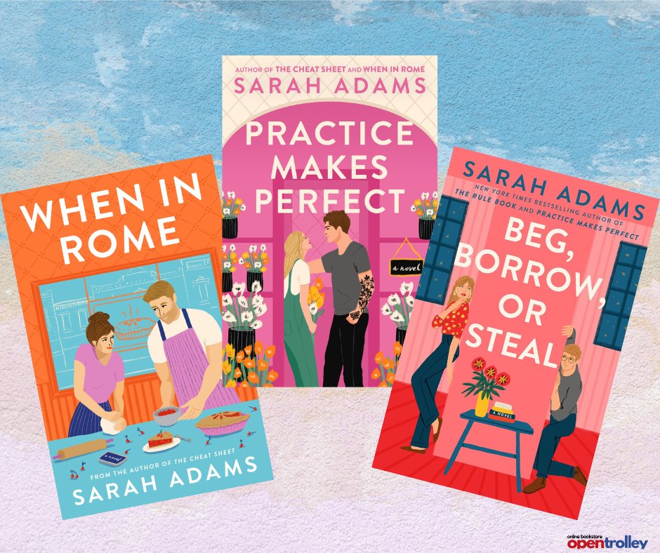 When in Rome series by #SarahAdams is perfect if you love small-town charm, sunshine grumps, and slow-burn chemistry.  Which of her books stole your heart first?  

#WhenInRomeSeries #RomComReads #FeelGoodFiction #Bookstagram