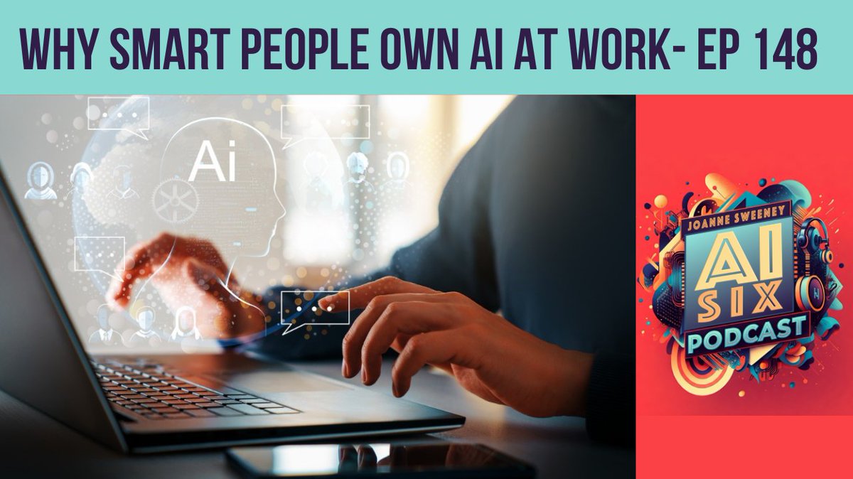 🎧🤖 EP 148 is now live: Why smart people own AI at work. Inspired by a Forbes piece by <a href="/WilliamArruda/">William Arruda</a>, I’m sharing why using AI openly is a power move—not a weakness.

Listen on your favourite podcast platform or here: publicsectormarketingpros.com/why-smart-peop…

#AISixPodcast #FutureOfWork #AI