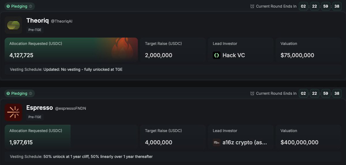 JuvidX's tweet image. Theoriq has been 2x oversubscribed at this point.

That&apos;s impressive, considering Kaito Capital Launchpad went live yesterday.

What is @TheoriqAI? A decentralised protocol that combines AI and blockchain to create interoperable, composable, and community-driven AI agent…
