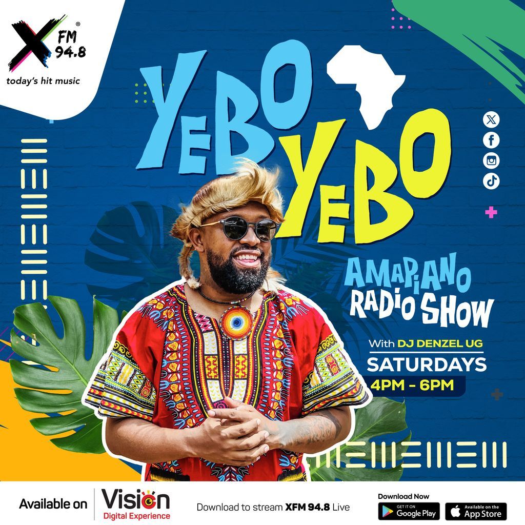 XfmUG's tweet image. Saturdays mean Yebo Yebo!
DJ @DenzelUG brings the Amapiano heat on Todays Hit Music RIGHT NOW!