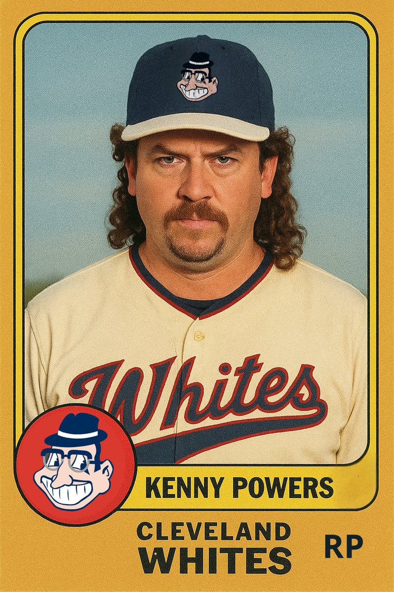somnambullish's tweet image. 🚨BREAKING NEWS
Cleveland Whites Bolster Bullpen with Blockbuster Signing of Relief Ace Kenny Powers.
