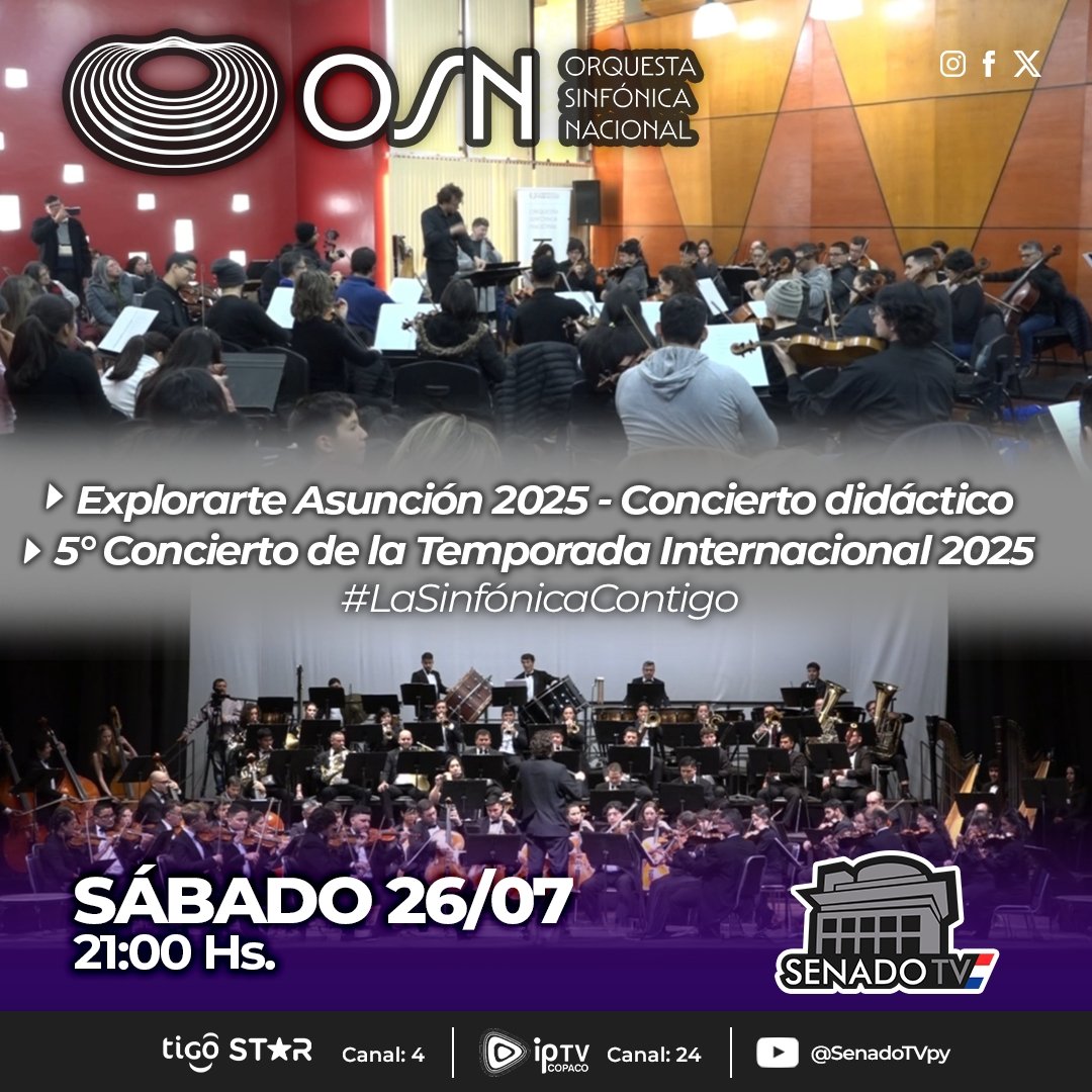 ¡No te lo pierdas!

Esta noche por <a href="/senadotvpy/">senadotvpy</a>.