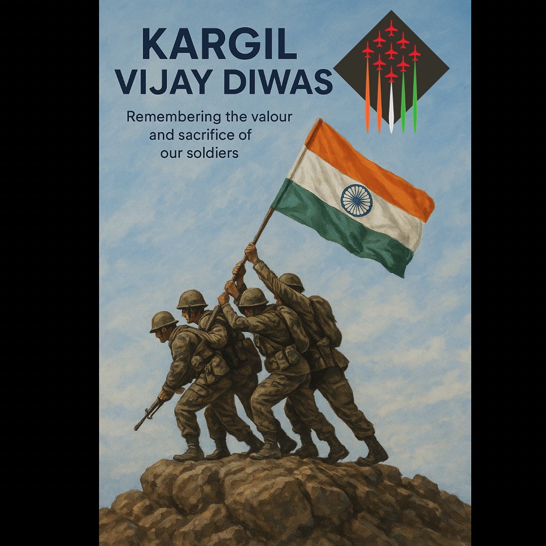 Suryakiran_IAF's tweet image. Their courage carved our victory. Saluting the heroes who gave their today for our tomorrow.
#suryakiran #kargil #soldier #victory #legend #sacrifice #india