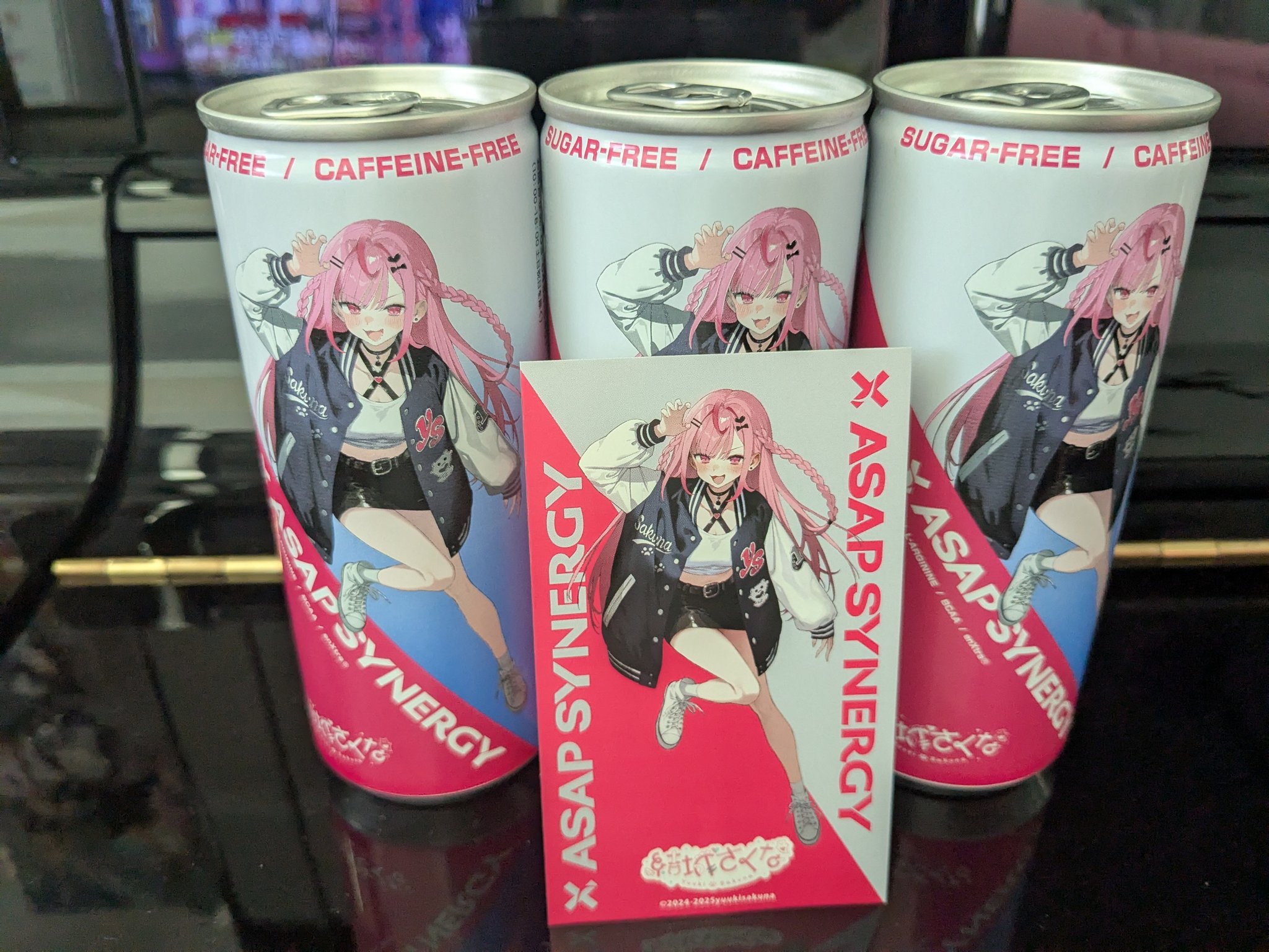 結城さくな ASAP SYNERGY エナジードリンク 4本セット ASAP