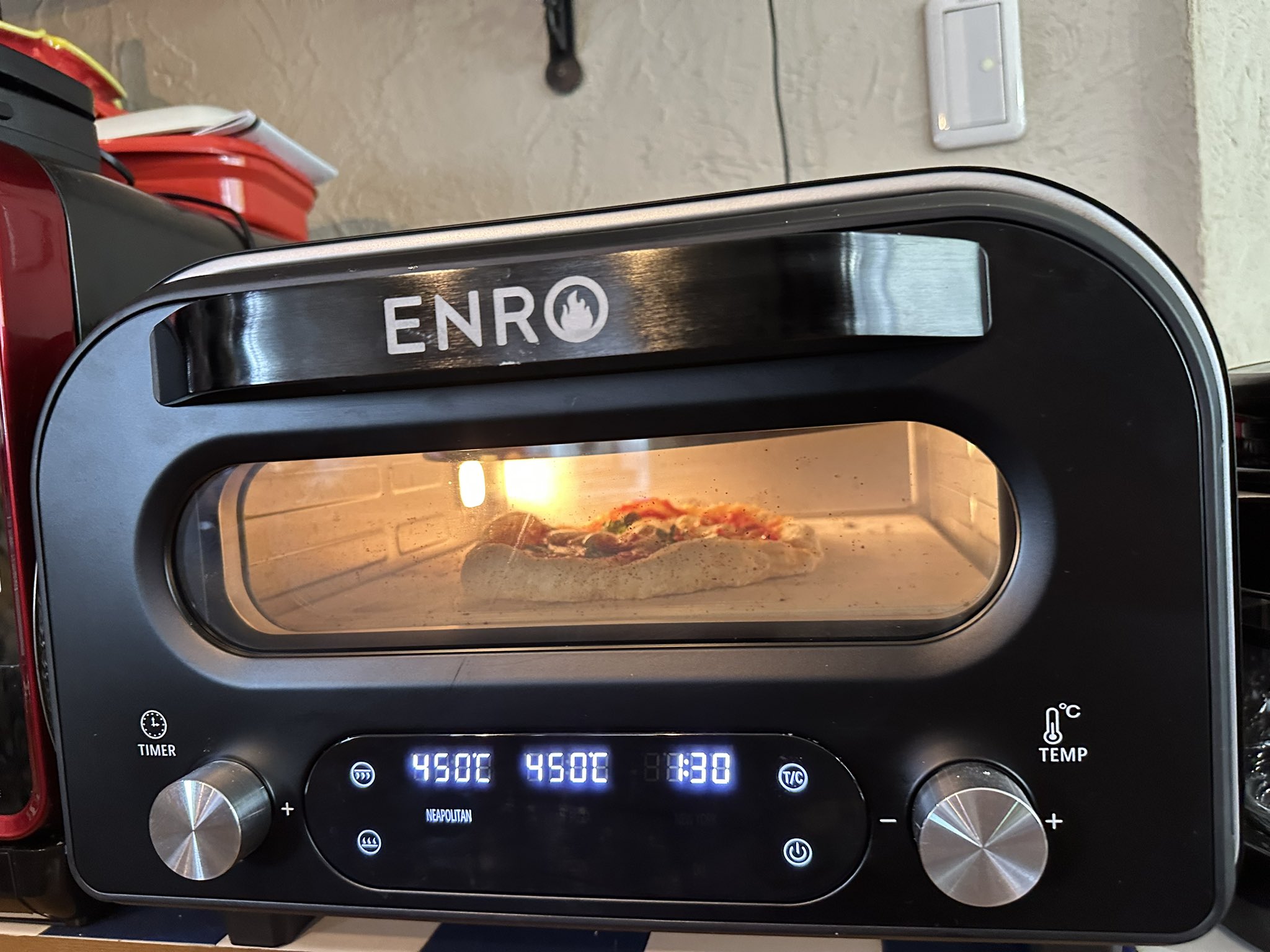 ENRO Electric Kamayaki Master 新品 窯焼マスター ハイブリッド燃料 アウトドア用ポータブルピザ窯