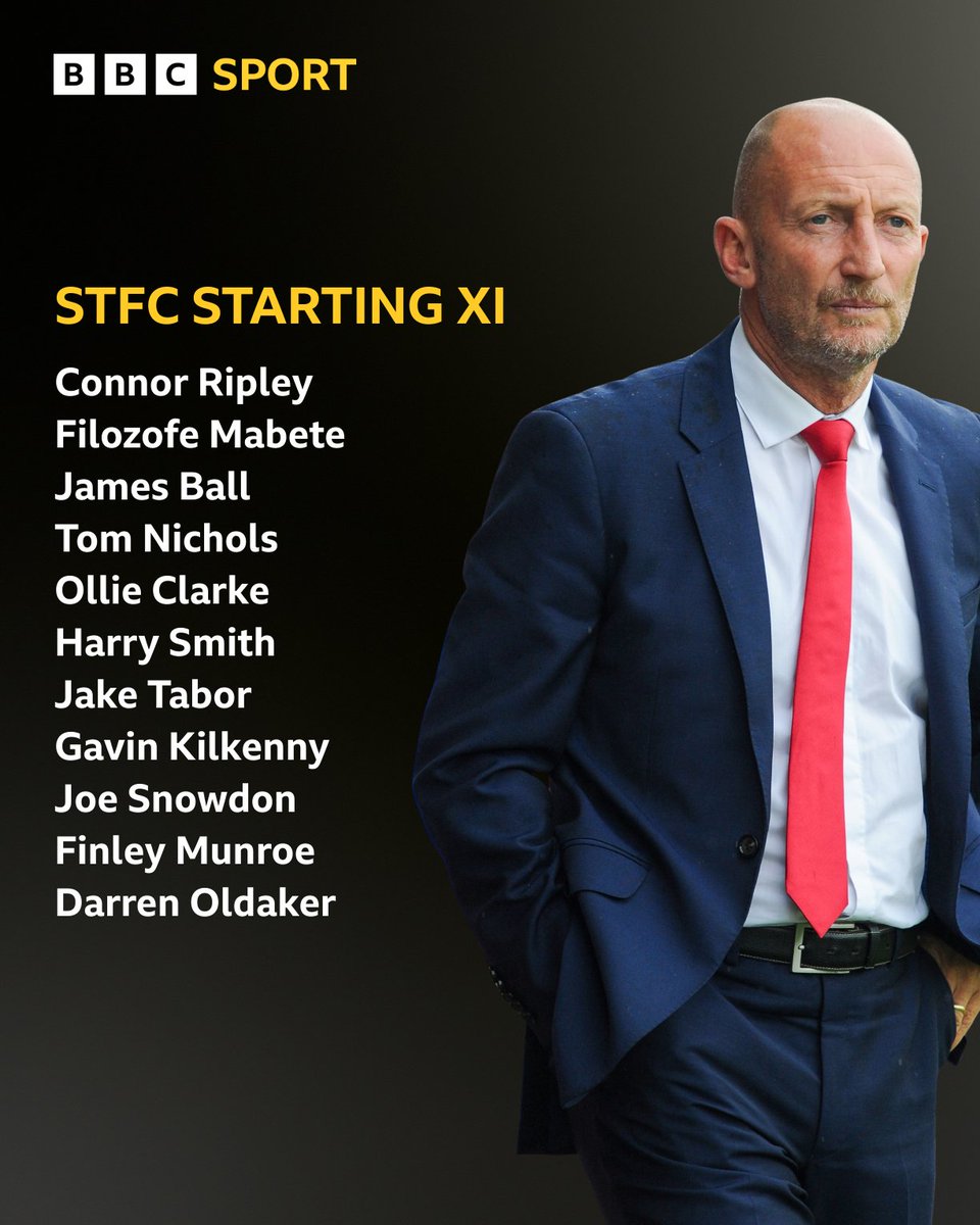 BBCWiltsSport's tweet image. TEAM NEWS: Here’s how Swindon line up for their final friendly of pre-season 💪
SUBS: Ward, Delaney, Glatzel, Butterworth, Wilson-Brown, Ameen, Drinan, Bodin, Kirkman, Mitchell
#STFC #BBCFootball