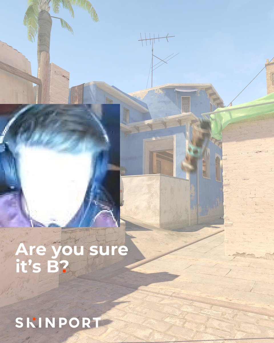 Skinport's tweet image. Life of a B Player in CS2