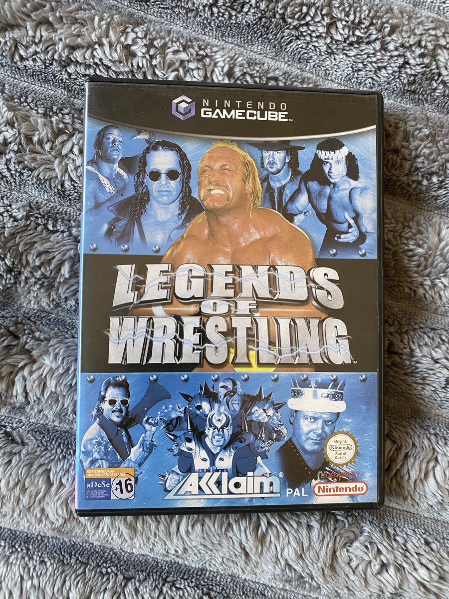 pixelats's tweet image. #HulkHogan #legendsofwrestling #gamecube #nintendo