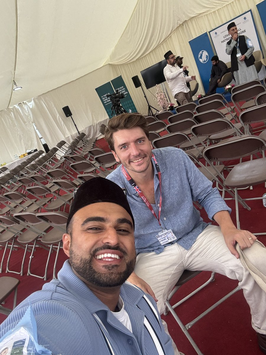Sabah Ahmedi (@theyoungimam) on Twitter photo Chilling with <a href="/schneiderhome/">James Schneider</a> today <a href="/JalsaUK/">Jalsa Salana UK</a> who is talking about Islamophobia on our panel discussion. Itās gonna be a good one! Letās go! Chilling with <a href="/schneiderhome/">James Schneider</a> today <a href="/JalsaUK/">Jalsa Salana UK</a> who is talking about Islamophobia on our panel discussion. Itās gonna be a good one! Letās go!