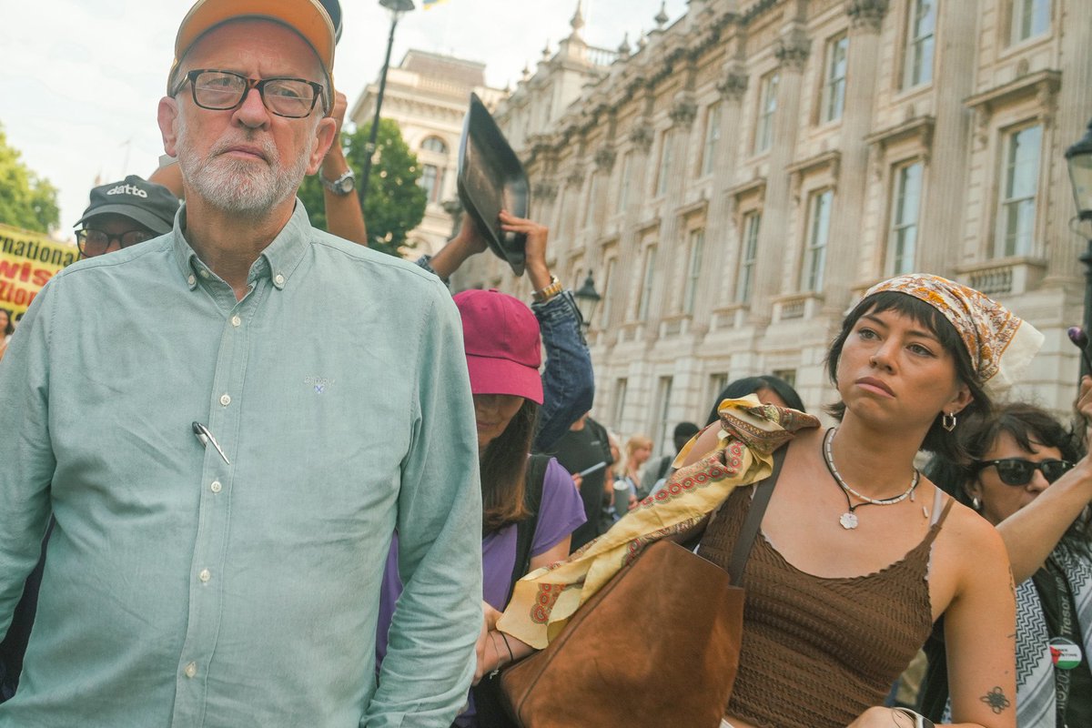 adnansarwar's tweet image. Gaza protest, Downing Street, London, 25/07/2025