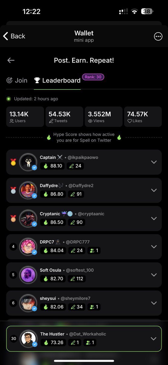 The Hustler (@dat_workaholic) on Twitter photo What’s is <a href="/spell_club/">Spell Wallet 💫</a> ?
Spell Wallet is a Telegram-based app that lets you earn cryptocurrency, called 1 MANA tokens, by doing fun stuff like shuffling cards, solving puzzles, and playing interactive challenges.
It’s part of a bigger Spell ecosystem that mixes finance, gaming, What’s is <a href="/spell_club/">Spell Wallet 💫</a> ?
Spell Wallet is a Telegram-based app that lets you earn cryptocurrency, called 1 MANA tokens, by doing fun stuff like shuffling cards, solving puzzles, and playing interactive challenges.
It’s part of a bigger Spell ecosystem that mixes finance, gaming,