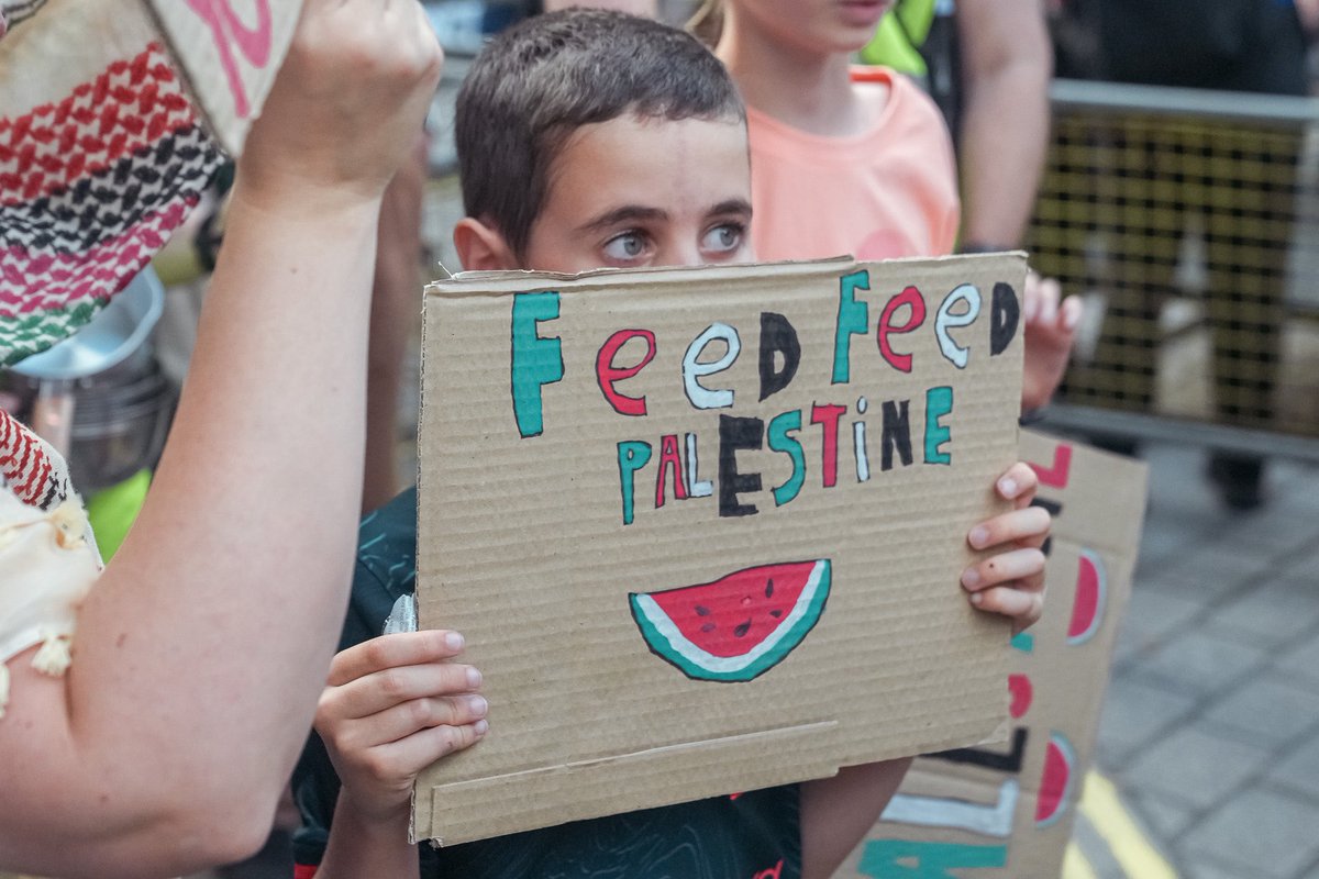 adnansarwar's tweet image. Gaza protest, Downing Street, London, 25/07/2025
