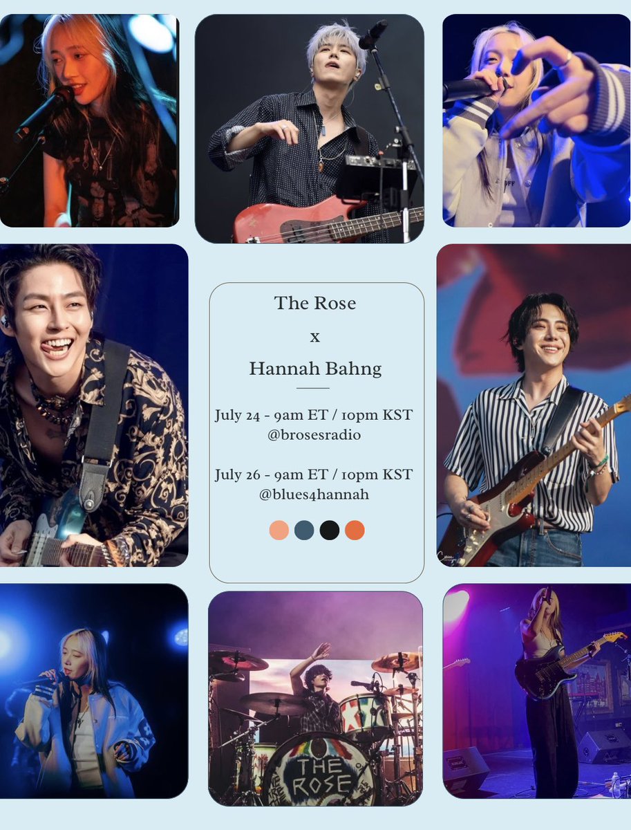 Blues4Hannah's tweet image. Hello #blues 💙 I am now on air for our collab with @brosesradio at stationhead.com/blues4hannah 🔥 Come over and let’s listen together to @hannahhbbahng & @TheRose_0803