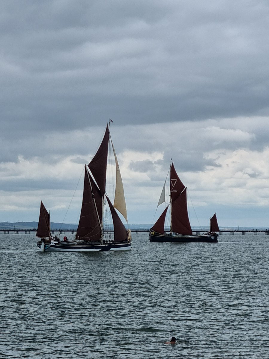 SOUTHEND. The serenity, gracefullness and charm of a bygone era. The Thames Barge Race is being held in our estuary today. Wonderful to see these very old ships.

<a href="/SouthendCityC/">Southend-on-Sea City Council</a>