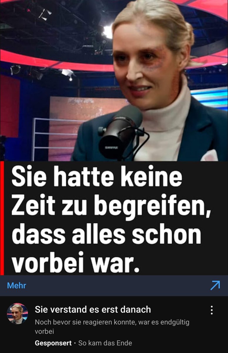 Tja liebe Alitsche