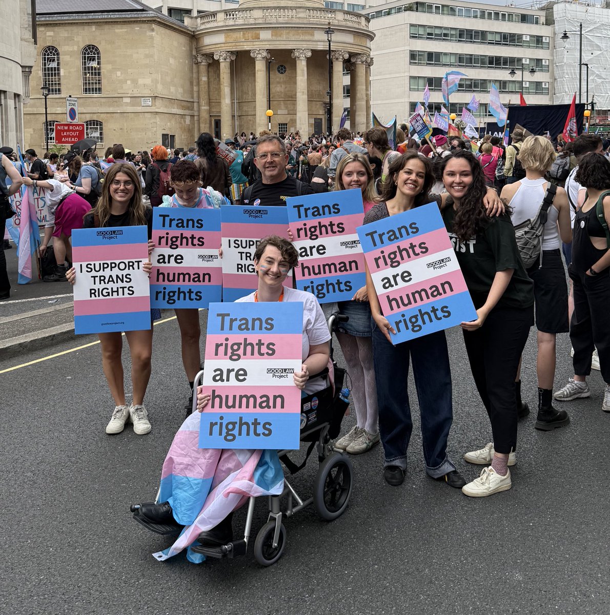 GoodLawProject's tweet image. We’re at London Trans Pride!!
Today and every day we stand with trans people 🏳️⚧️