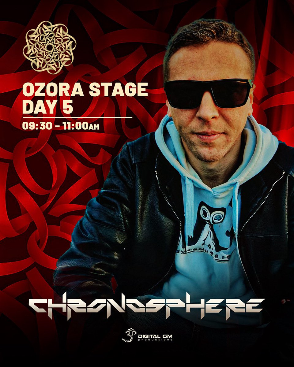 digital_om (@digital_om) on Twitter photo Catch Chronosphere live on Day 5 - August 1st at Ozora Festival. 💥✨💥
.
<a href="/Ozorafestival/">O.Z.O.R.A. Festival</a>
.
#chronosphere #ozorafestival #digitalom #psytrance #psychedelic #trancemusic Catch Chronosphere live on Day 5 - August 1st at Ozora Festival. 💥✨💥
.
<a href="/Ozorafestival/">O.Z.O.R.A. Festival</a>
.
#chronosphere #ozorafestival #digitalom #psytrance #psychedelic #trancemusic
