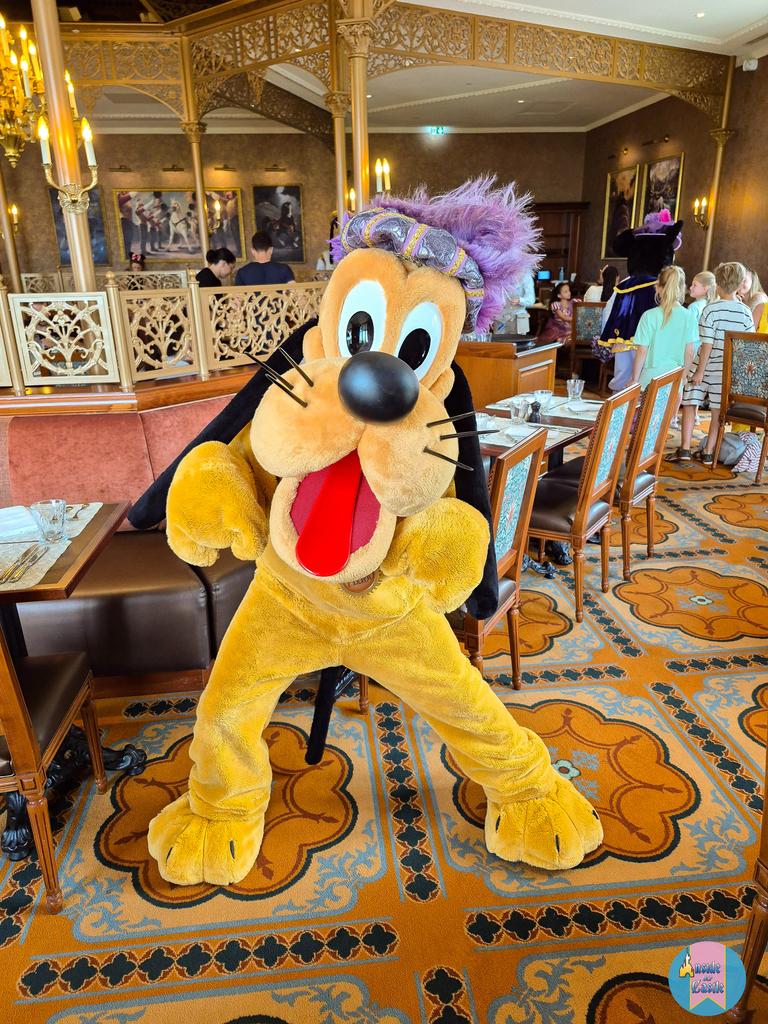 InsideDlpCastle's tweet image. Dingo et Pluto sont à notre table ✨️👑😍
#DisneylandParis #DLPLIVE