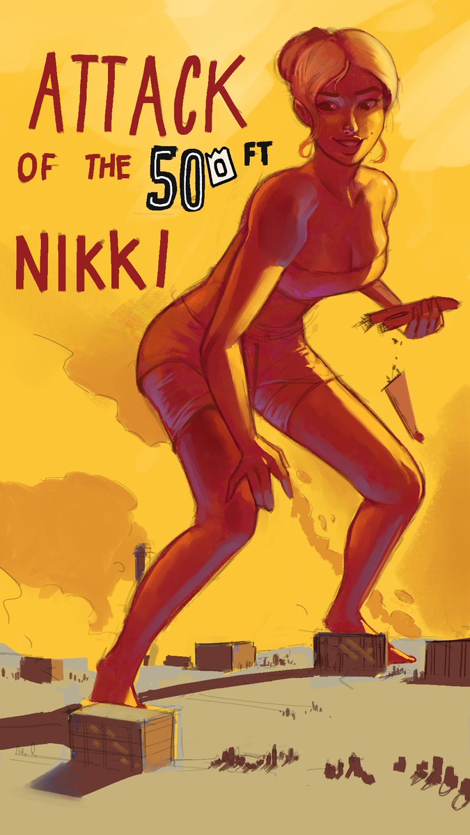 Minutio1's tweet image. A movie poster for the upcoming major motion picture, starring @nikkiscutefeet. Get your tickets now!