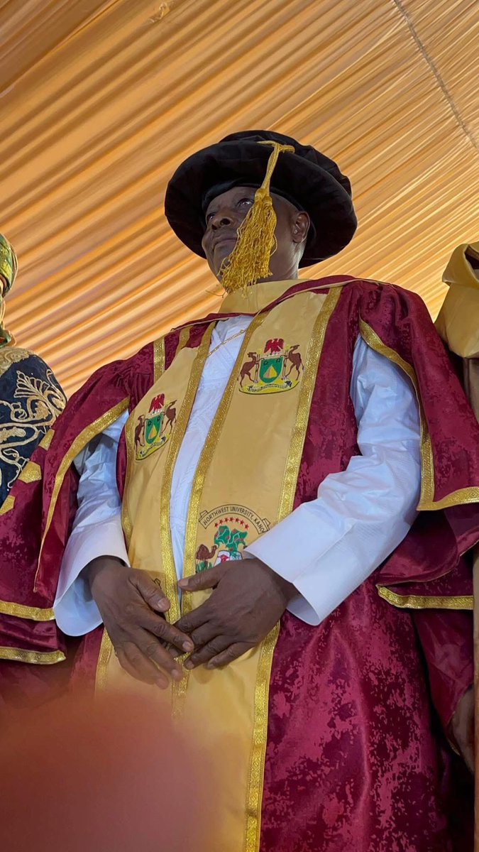 rtistdela's tweet image. The founder of Northwest University,Kano State.