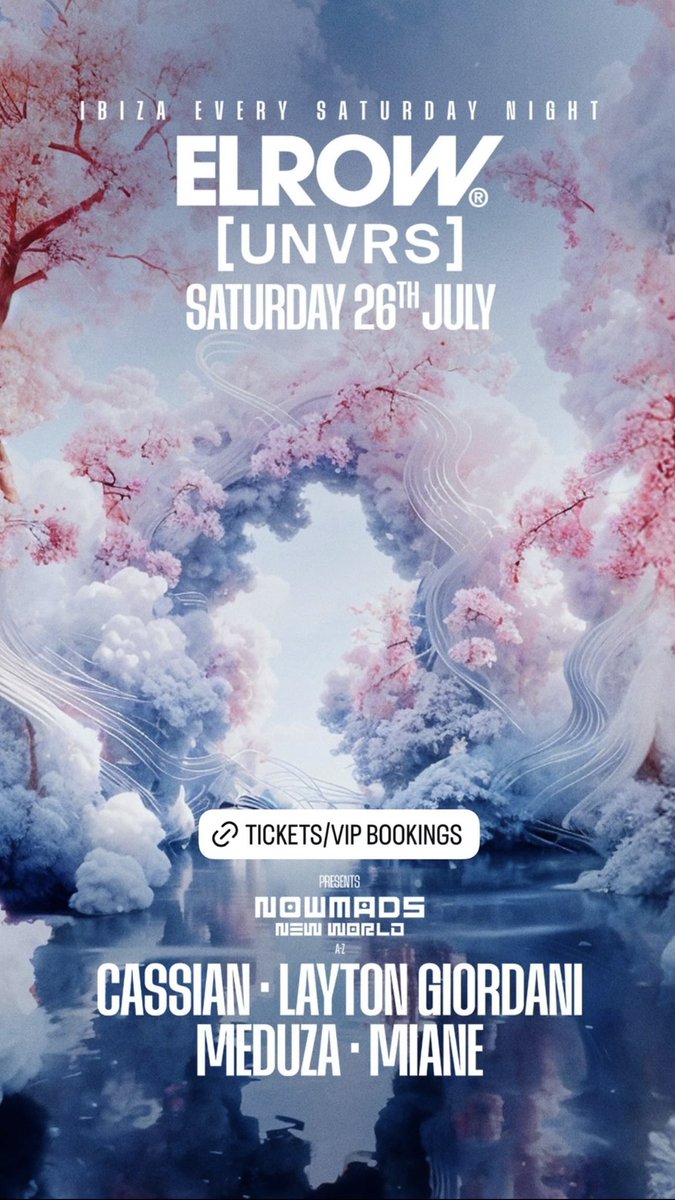 tmnk09's tweet image. 今夜のUNVRS のゲストが豪華すぎる 

#UNVRS #elrow