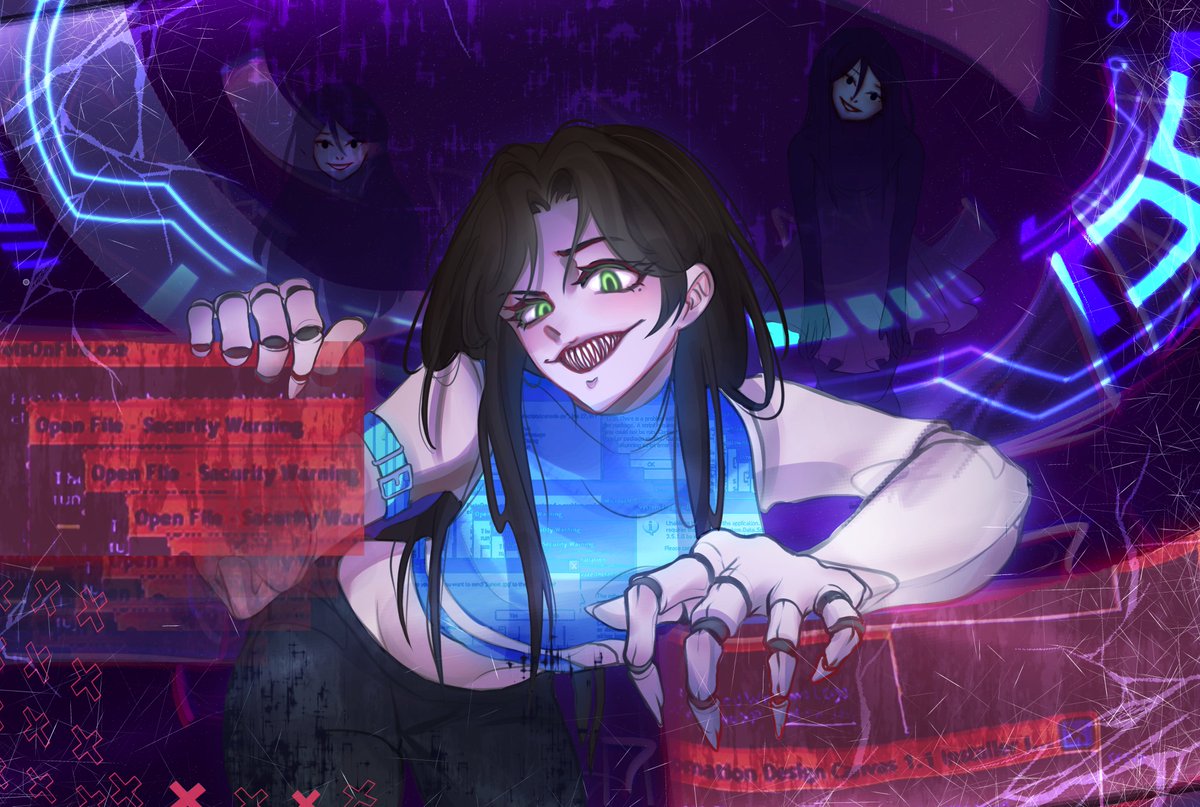 "Good Morning Shoppers, I found your secrets in the recycle bin~ ♡"

🎨:toyhou.se/Torumisu #vtubers