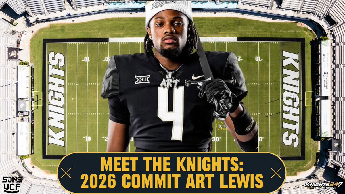 Sons of UCF (@sonsofucf) on Twitter photo As part of his role with <a href="/Knights247Media/">@Knights247Media</a>, <a href="/Andrew_Cherico/">Andrew Cherico</a> had a chance to talk with 2026 commit <a href="/ArthurlewisIv0/">Arthur “ART” lewis Iv 3⭐️</a> about his decision to become a UCF Knight.
Link to interview in comments... As part of his role with <a href="/Knights247Media/">@Knights247Media</a>, <a href="/Andrew_Cherico/">Andrew Cherico</a> had a chance to talk with 2026 commit <a href="/ArthurlewisIv0/">Arthur “ART” lewis Iv 3⭐️</a> about his decision to become a UCF Knight.
Link to interview in comments...