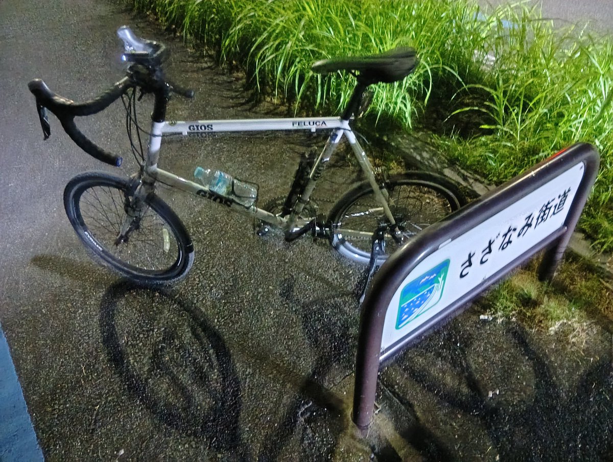 Sho_2568's tweet image. さざなみ街道暗いんだよね