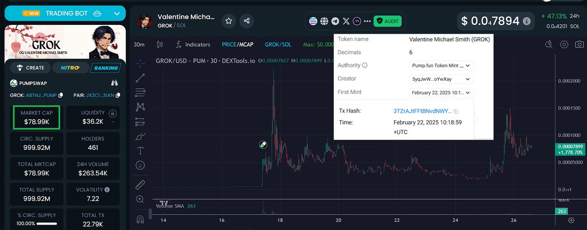 MTronLink's tweet image. Currently i am apeing multiple #Valentine tokens because the narrative is amazing and Elon + #Grok support are a nobrainer!
I found this OG Valentine from Feb 22th馃
ABTnjmZs8w6kuKwd1jdaHuLoTz2rzxArEpasfZYEpump
$SOL $NEIRO $PNUT $DOGE $SHIB $KEKIUS $FLOKI $PEPE $BTC $ETH $TRX