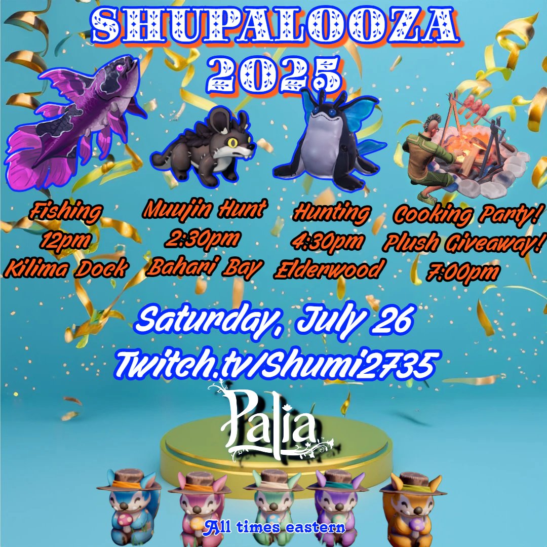 Shupalooza day 2 kicks off in just under 3hours