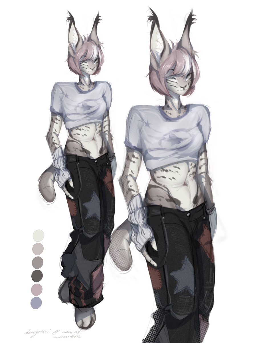 ssovietzombie's tweet image. LYNX GIRL ALERT