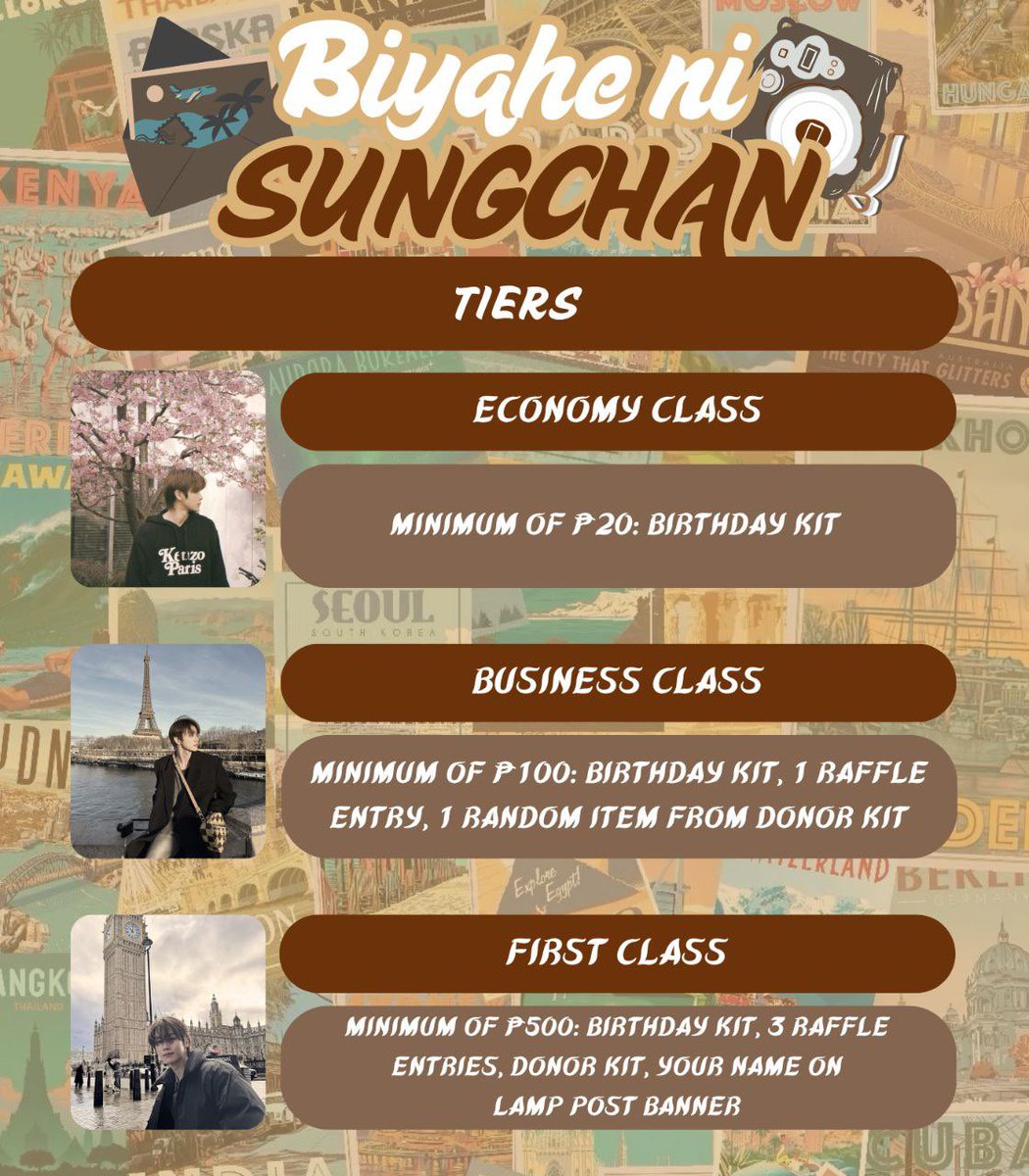 Sungchan_PH's tweet image. SAAN AABOT ANG BENTE PESOS MO??😌

✅ JSC Birthday Kit
✅ Be a donor for our RIIZING LOUD in Manila Donation Drive
✅ Fun games &amp;amp; win priizes

For more perks, upgrade your seat to BUSINESS or FIRST CLASS✨

Register here: bit.ly/4nXPQza

#BIYAHEniSUNGCHAN