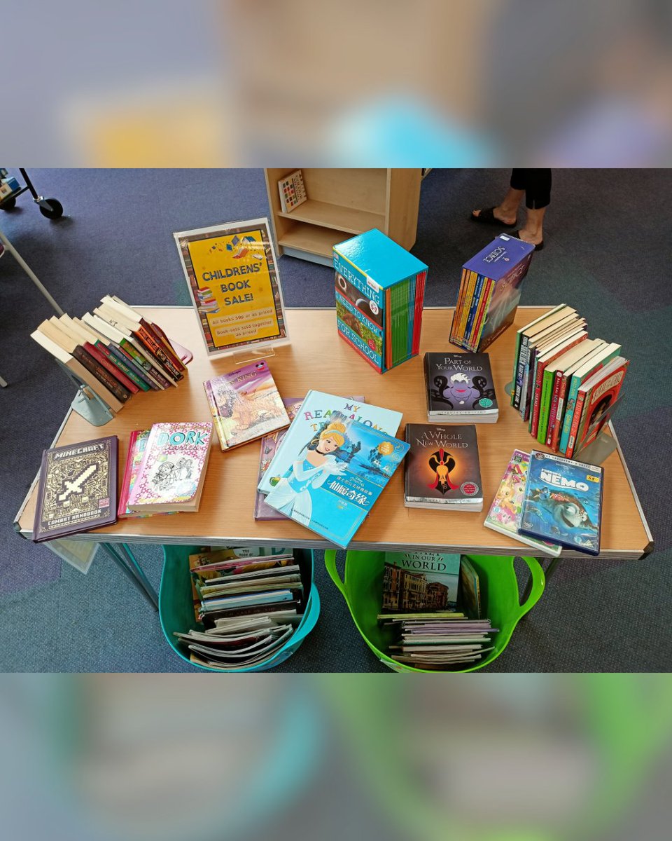 EwellLib's tweet image. We are pleased to announce the return of our children's books sale table! ๐ฅณ
Looking for a book to read for the #SummerReadingChallenge? Check out our great selection of fiction and non-fiction books, with options for children of all ages ๐๐ฌโจ