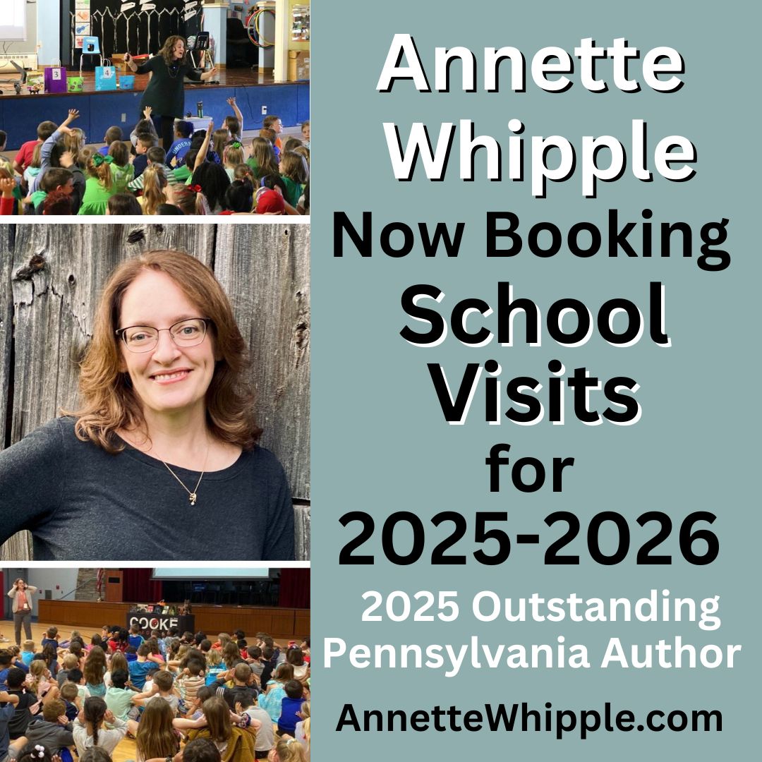 AnnetteWhipple's tweet image. Celebrate curiosity with me, a children's nonfiction author. I'm booking school and community events now-online and in person. I'm located in southeastern PA near DE, MD, and NJ. (I visit other states, too!)
Learn more>> annettewhipple.com/p/events_17.ht…
#authorvisit #Teacher #librarian