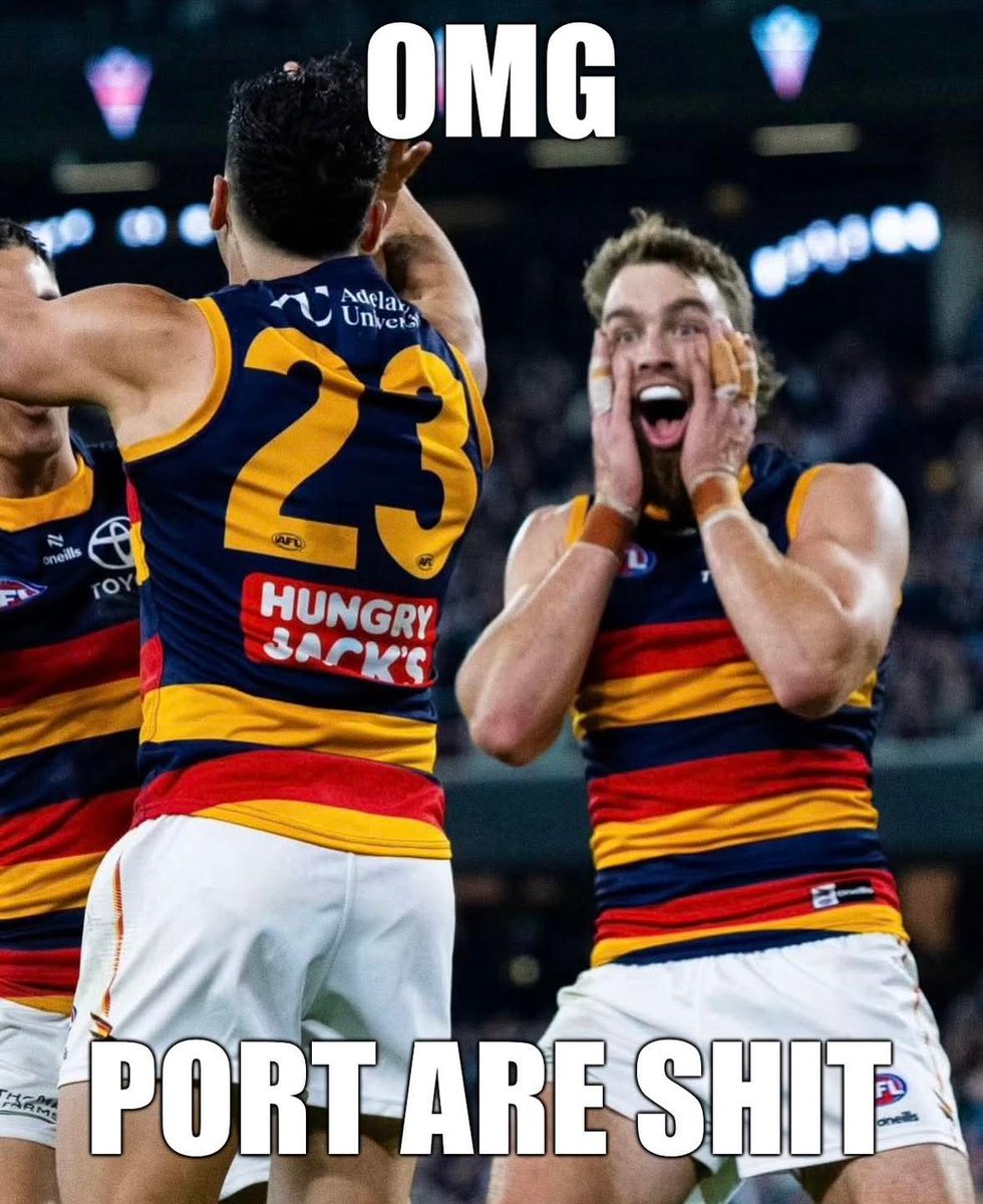 HammerHampton50's tweet image. How the hell did we we score 133 pts in a wet weather game! 😂😂😂😂 #aflcrowspower #weflyasone