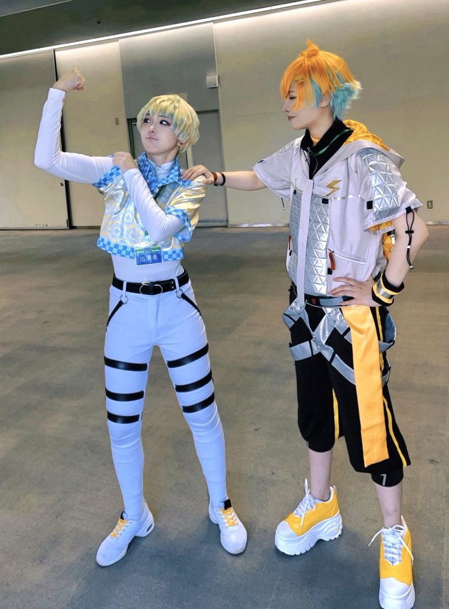 shirotanbunbun's tweet image. 🌈🕒 cosplay 🐝🤣/🌩🦒

メロ♡ わいの専属トレーナーね 💪🥺

#ほどよくつえー 
#コスジャン